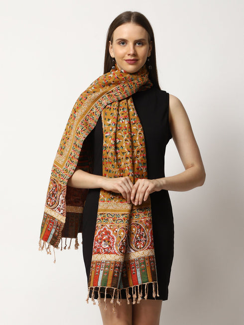 Women's Jamawar Wool Stole